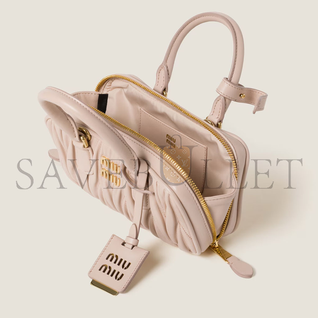 MIU MIU ARCADIE MATELASSÉ NAPPA LEATHER MINI-BAG 5BP088 (19*10*5cm)